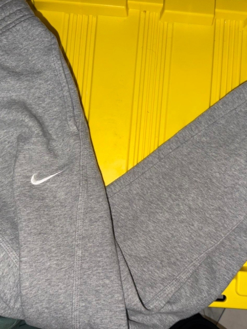 Nike Gray Kids Sweatpants with White Swoosh